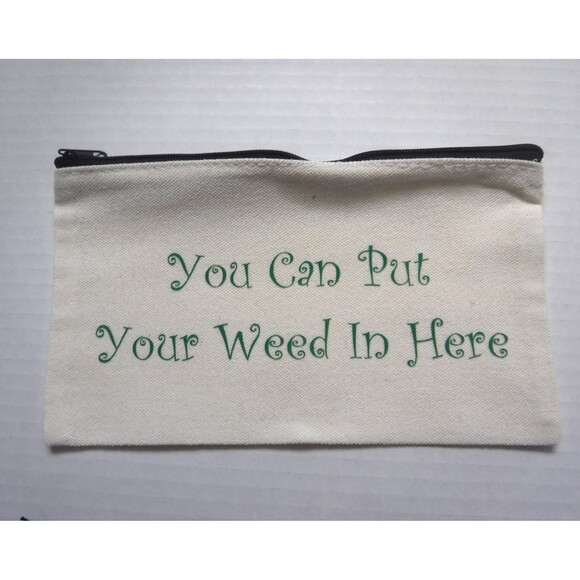 Canvas Make-up / Toiletry Bag - Picture 1 of 2